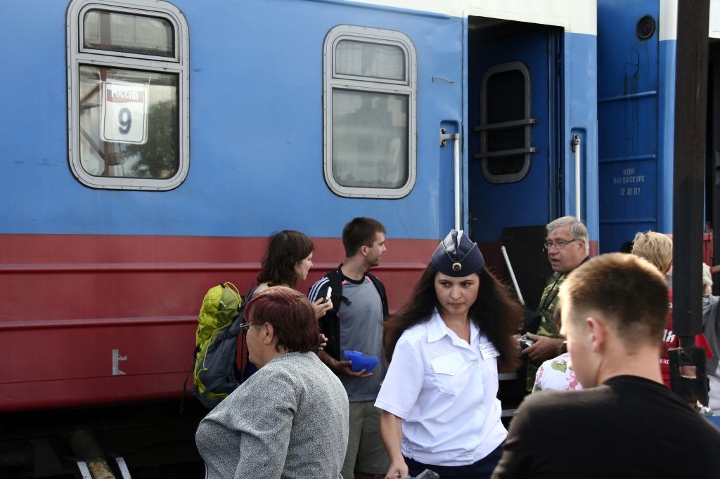 Russland,Bahnhof,Ilanski
