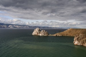 Der Schamanenfelsen im Baikalsee